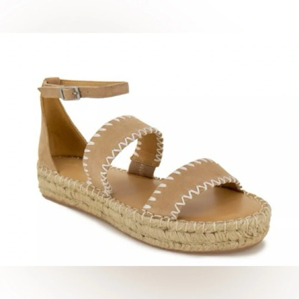 Splendid Morgan Beige Espadrille Flats Sz 7.5, 10 BNWOB
